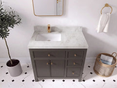 Sonoma 36 in. W x 22 in. D Left Offset Sink Bathroom Vanity - photo 19