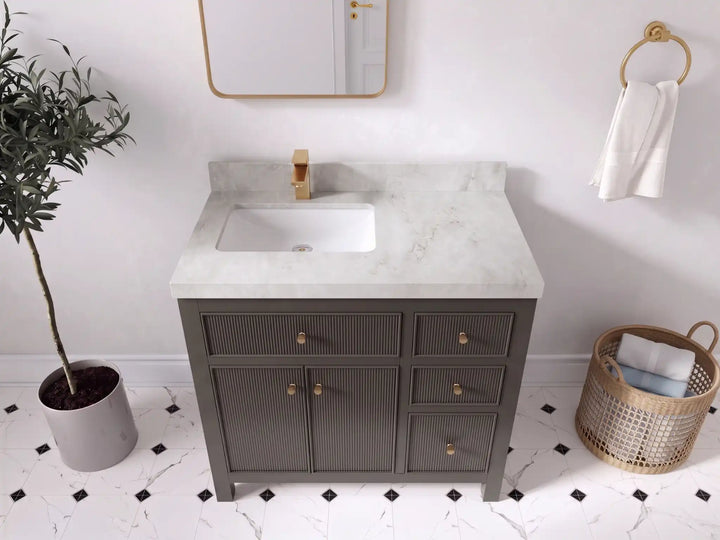 Sonoma 36 in. W x 22 in. D Left Offset Sink Bathroom Vanity - photo 19