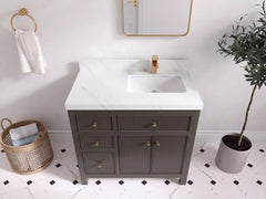 Sonoma 36 in. W x 22 in. D Right Offset Sink Bathroom Vanity - photo 23
