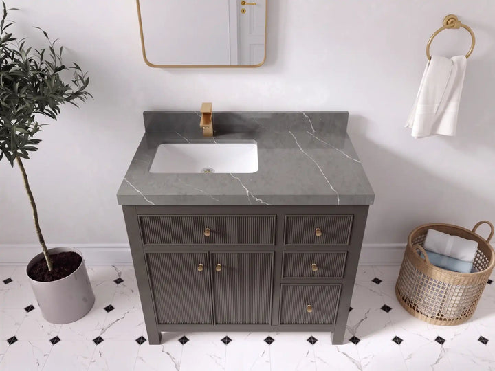 Sonoma 36 in. W x 22 in. D Left Offset Sink Bathroom Vanity - photo 22