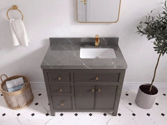 Sonoma 36 in. W x 22 in. D Right Offset Sink Bathroom Vanity - photo 25