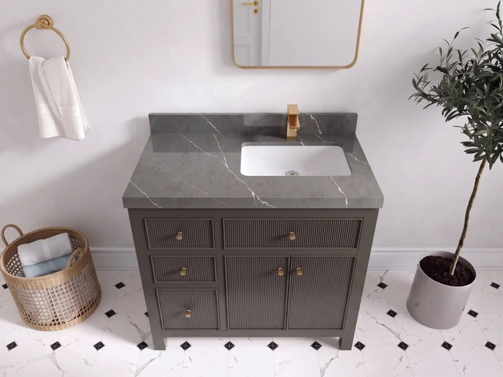 Sonoma 36 in. W x 22 in. D Right Offset Sink Bathroom Vanity - photo 26