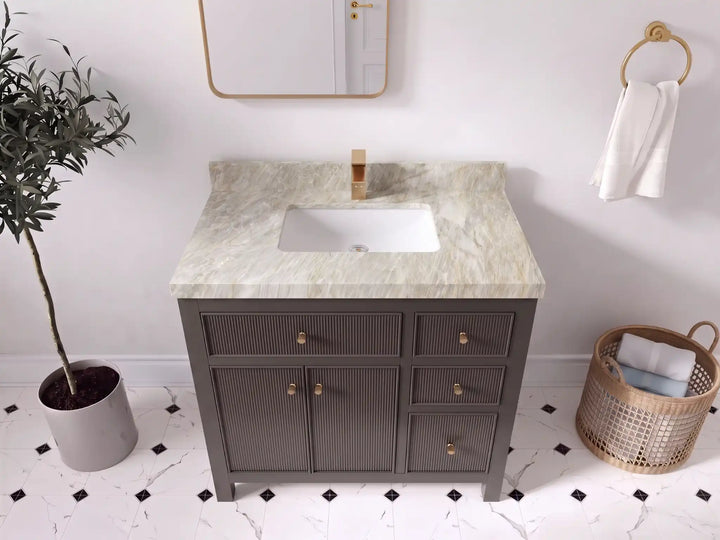 Sonoma 36 in. W x 22 in. D Center Sink Bathroom Vanity - photo 34