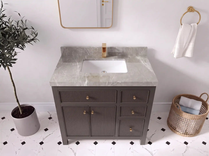Sonoma 36 in. W x 22 in. D Center Sink Bathroom Vanity - photo 35