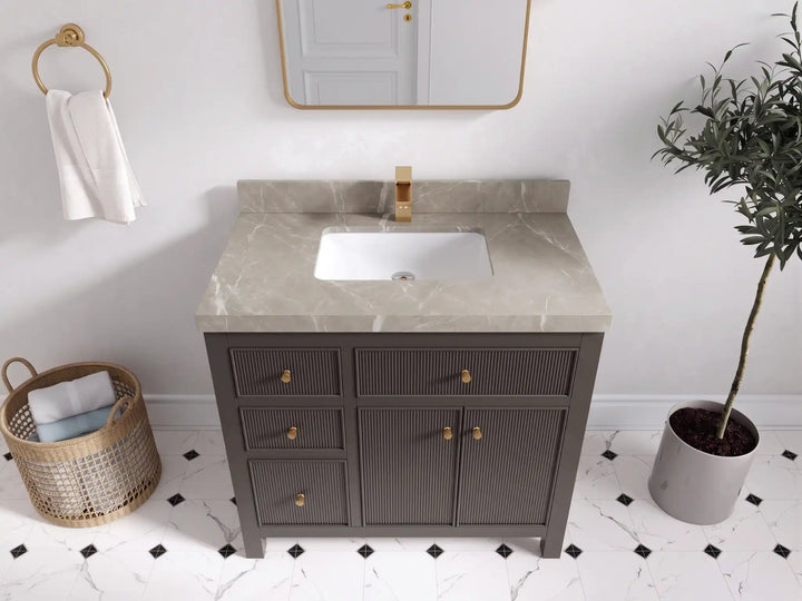 Sonoma 36 in. W x 22 in. D with Center Sink Bathroom Vanity - photo 33
