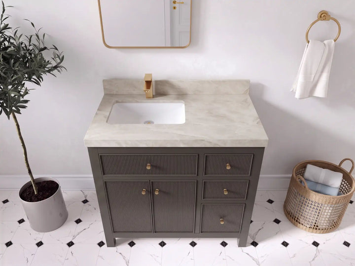 Sonoma 36 in. W x 22 in. D Left Offset Sink Bathroom Vanity - photo 32