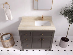 Sonoma 36 in. W x 22 in. D Right Offset Sink Bathroom Vanity - photo 37