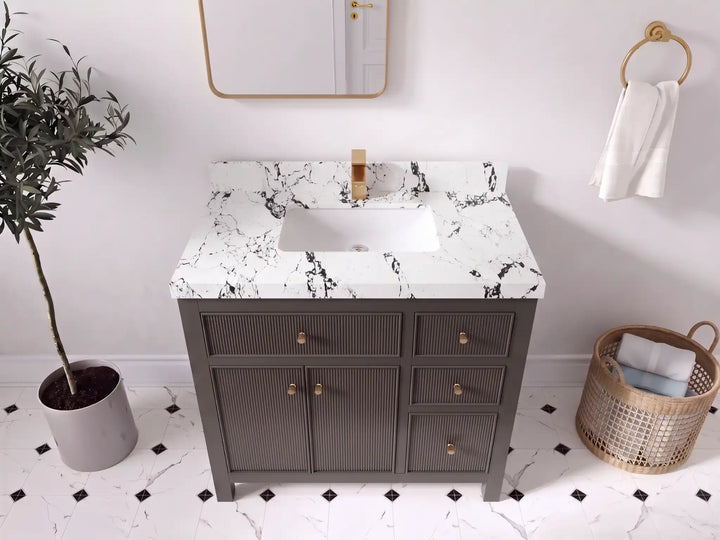 Sonoma 36 in. W x 22 in. D Center Sink Bathroom Vanity - photo 27