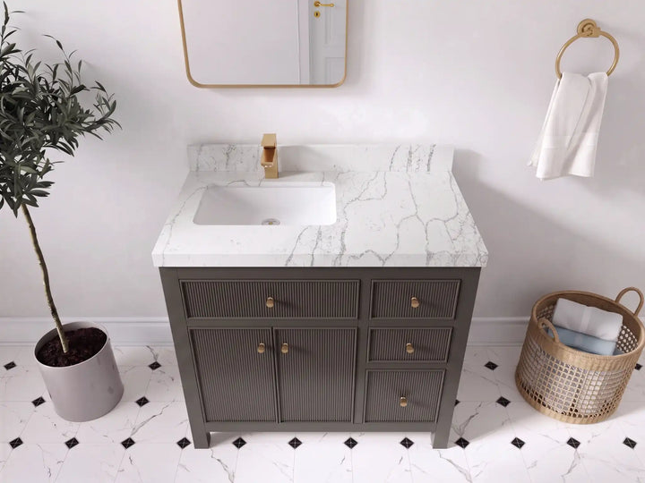 Sonoma 36 in. W x 22 in. D Left Offset Sink Bathroom Vanity - photo 23