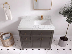Sonoma 36 in. W x 22 in. D Right Offset Sink Bathroom Vanity - photo 26