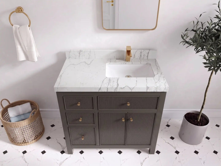 Sonoma 36 in. W x 22 in. D Right Offset Sink Bathroom Vanity - photo 27