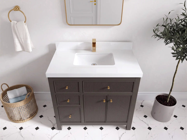Sonoma 36 in. W x 22 in. D with Center Sink Bathroom Vanity - photo 5