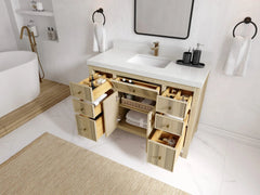 Sonoma White Oak 48 in. W x 22 in. D Single Sink Bathroom Vanity - photo 3