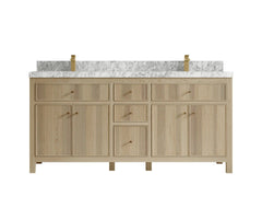 Sonoma White Oak 72 in. W x 22 in. D Double Sink Bathroom Vanity - photo 11