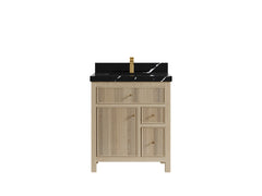Sonoma White Oak 30 in. W x 22 in. D Single Sink Reeded Bathroom Vanity - photo 6