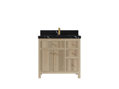 Sonoma White Oak 36 in. W x 22 in. D Center Sink Bathroom Vanity - photo 6