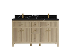 Sonoma White Oak 60 in. W x 22 in. D Double Sink Bathroom Vanity - photo 6