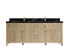 Sonoma White Oak 84 in. W x 22 in. D Double Sink Bathroom Vanity - photo 6