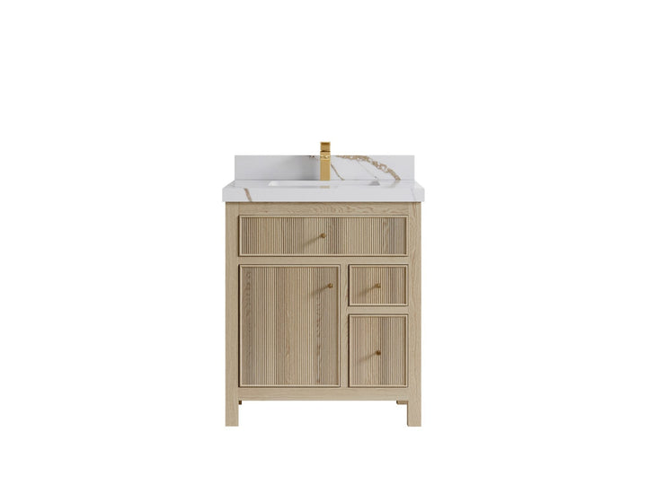 Sonoma White Oak 30 in. W x 22 in. D Single Sink Bathroom Vanity - photo 7