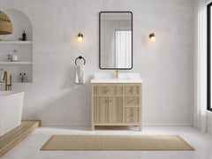 Sonoma White Oak 36 in. W x 22 in. D Center Sink Bathroom Vanity - photo 4