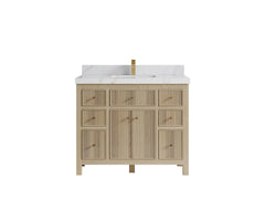Sonoma White Oak 42 in. W x 22 in. D Single Sink Bathroom Vanity - photo 10