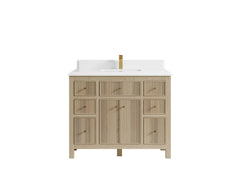 Sonoma White Oak 42 in. W x 22 in. D Single Sink Bathroom Vanity - photo 13