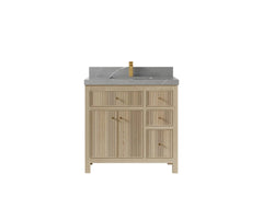 Sonoma White Oak 36 in. W x 22 in. D Center Sink Bathroom Vanity - photo 18