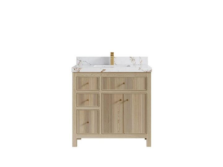 Sonoma White Oak 36 in. W x 22 in. D Center Sink Bathroom Vanity - photo 19
