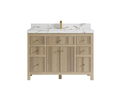 Sonoma White Oak 48 in. W x 22 in. D Single Sink Bathroom Vanity - photo 19