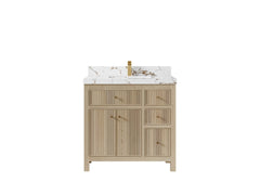 Sonoma White Oak 36 in. W x 22 in. D Center Sink Bathroom Vanity - photo 20