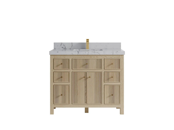 Sonoma White Oak 42 in. W x 22 in. D Single Sink Bathroom Vanity - photo 22