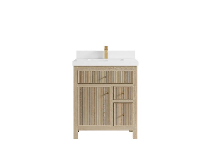 Sonoma White Oak 30 in. W x 22 in. D Single Sink Bathroom Vanity - photo 28