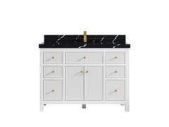 Sonoma 48 in W x 22 in D Free Standing Reeded Single Sink Bathroom Vanity - photo 8