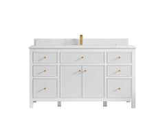 Sonoma 60 in W x 22 in D Free Standing Reeded Single Sink Bathroom Vanity - photo 16
