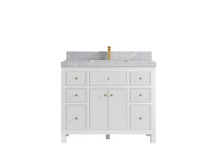 Sonoma 42 in W x 22 in D Free Standing Reeded Single Sink Bathroom Vanity - photo 19