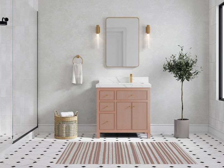 Sonoma 36 in. W x 22 in. D Right Offset Sink Bathroom Vanity - photo 4