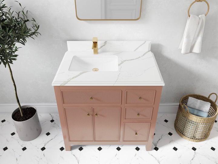 Sonoma 36 in. W x 22 in. D Left Offset Sink Bathroom Vanity - photo 21