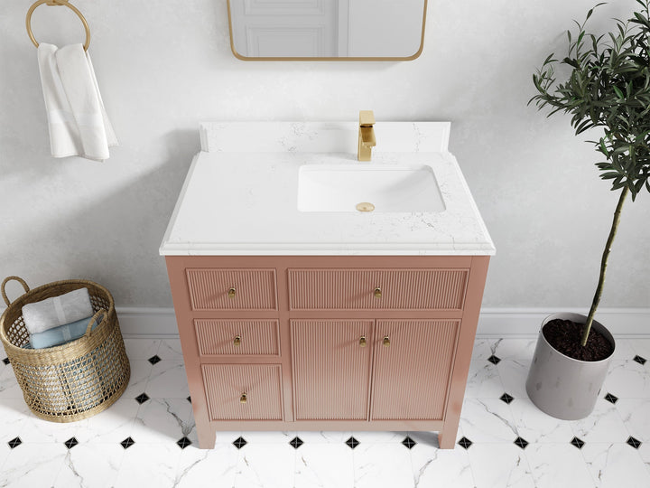 Sonoma 36 in. W x 22 in. D Right Offset Sink Bathroom Vanity - photo 23