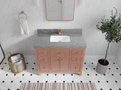 Sonoma 42 in W x 22 in D Free Standing Reeded Single Sink Bathroom Vanity - photo 32