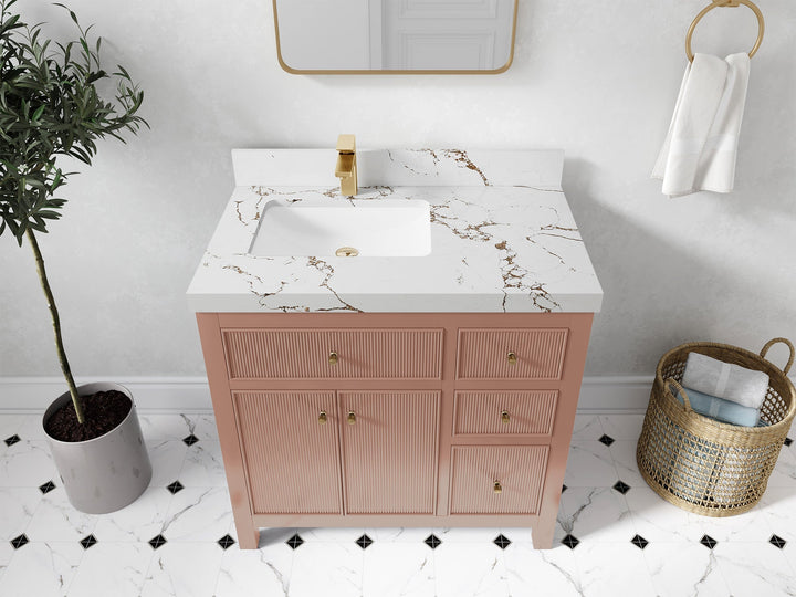Sonoma 36 in. W x 22 in. D Left Offset Sink Bathroom Vanity - photo 33