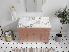 Sonoma 48 in W x 22 in D Free Standing Reeded Single Sink Bathroom Vanity - photo 38