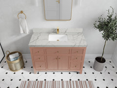 Sonoma 48 in W x 22 in D Free Standing Reeded Single Sink Bathroom Vanity - photo 40