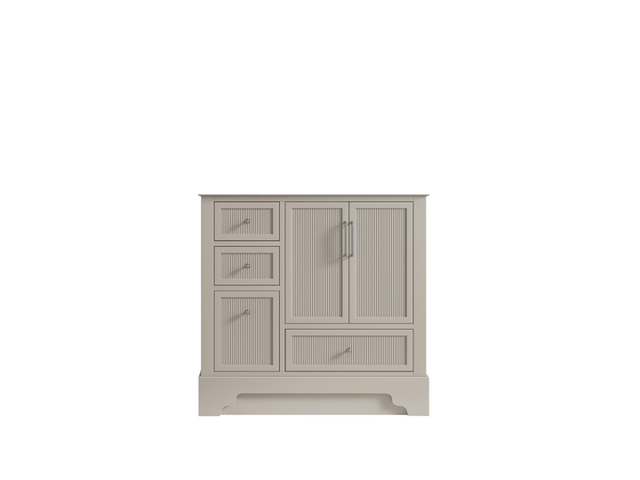 Alys 36 in. W x 22 in. D Center Sink Vanity for Modern Bathrooms - photo 6