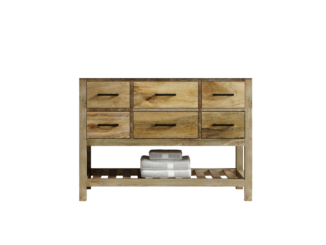 Parker Mango Wood 48 in. W x 22 in. D Single Sink Bathroom Vanity