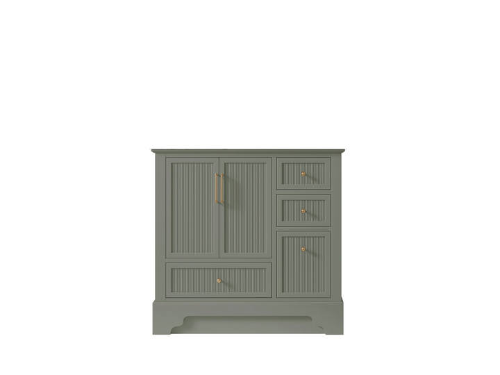 Alys 36 in. W x 22 in. D Center Sink Bathroom Vanity - photo 6
