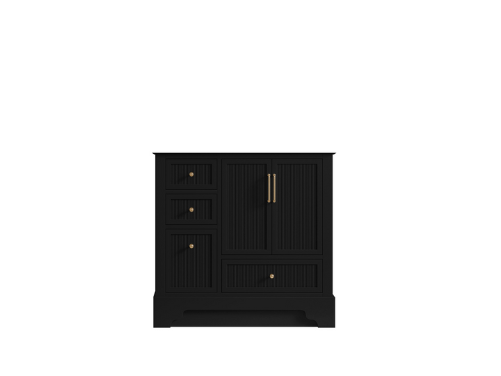 Alys 36 in. W x 22 in. D Center Sink Vanity for Modern Bathrooms - photo 6