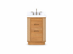 Ventura Teak 24 in. W x 22 in. D Single Sink Bathroom Vanity - photo 1