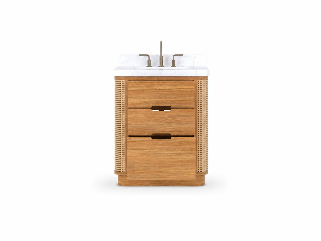 Ventura Teak 30 in. W x 22 in. D Single Sink Bathroom Vanity | 
              
                Light Natural Teak
                
                  
             - VTR_TK_LNT_CA_LZ_30 - photo №6