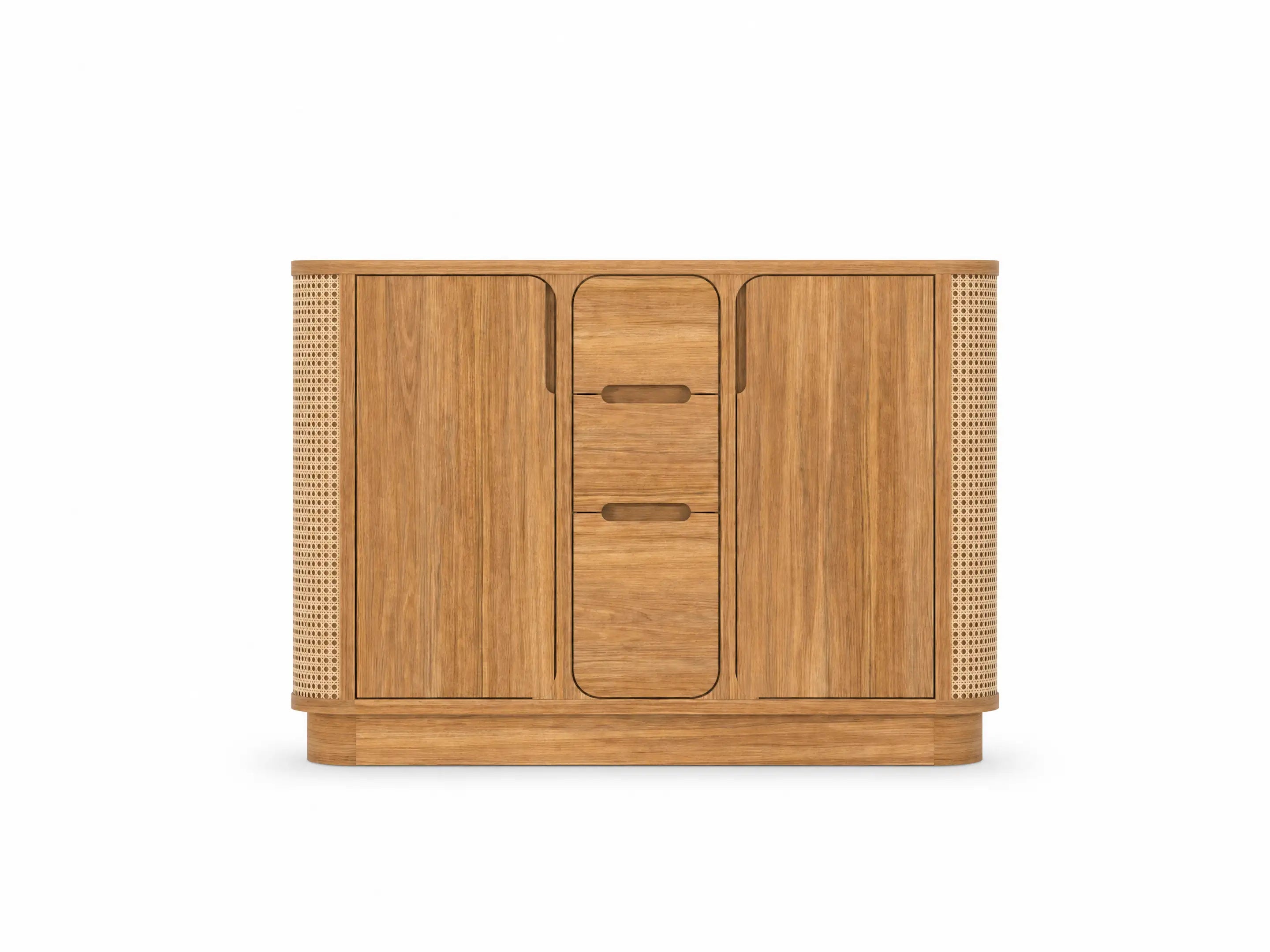Ventura Teak Wood 48 in. W x 22 in. D Double Sink Bathroom Vanity