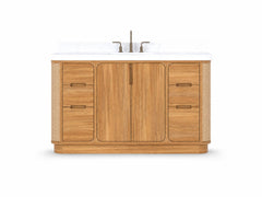 Ventura Teak 60 in. W x 22 in. D Single Sink Bathroom Vanity - photo 1